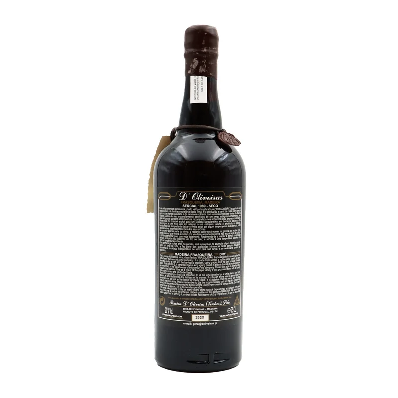 D´Oliveiras Sercial Seco Madeira 1989