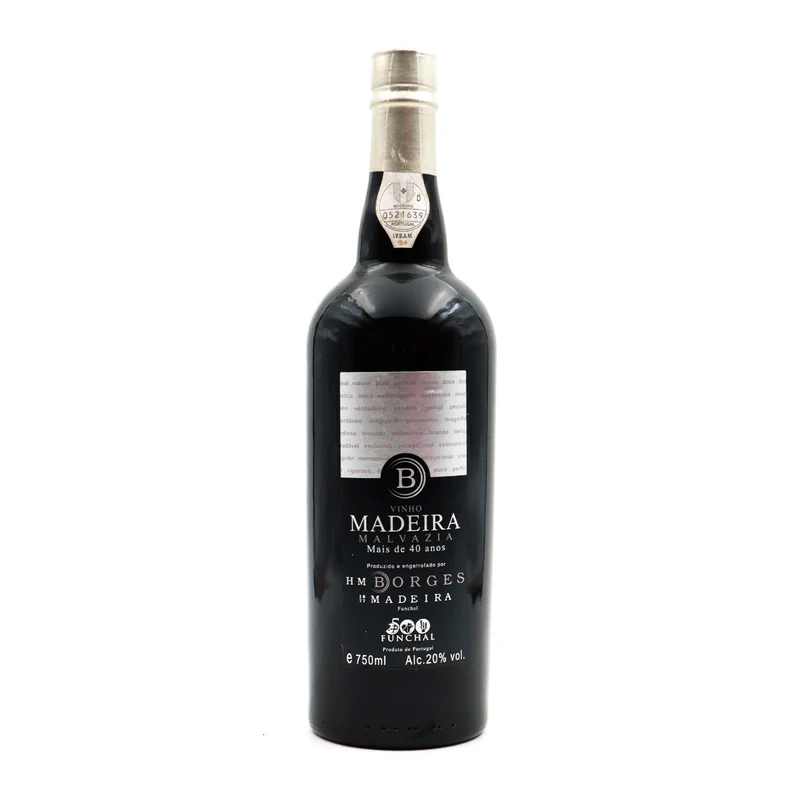 H M Borges Malmsey 40 Anos Madeira