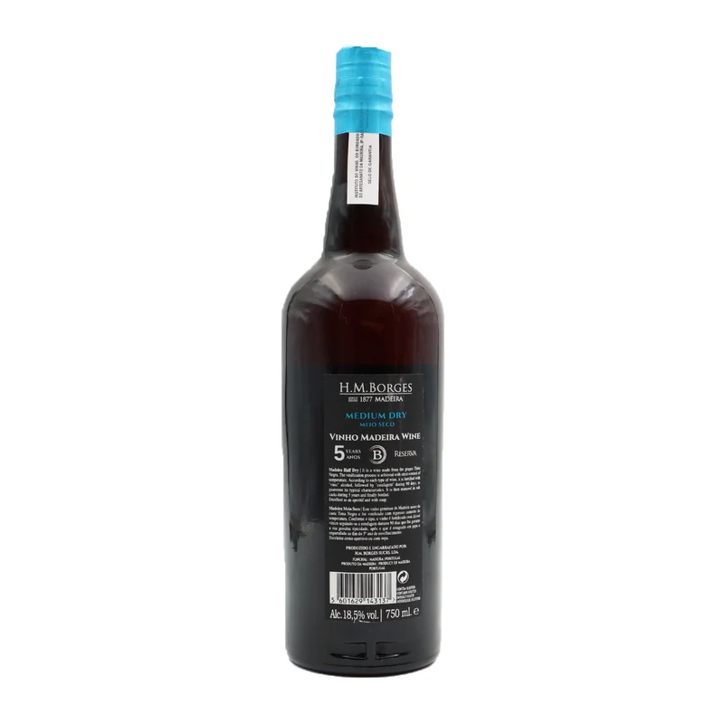 H M Borges Reserva 5 Anos Meio Seco Madeira