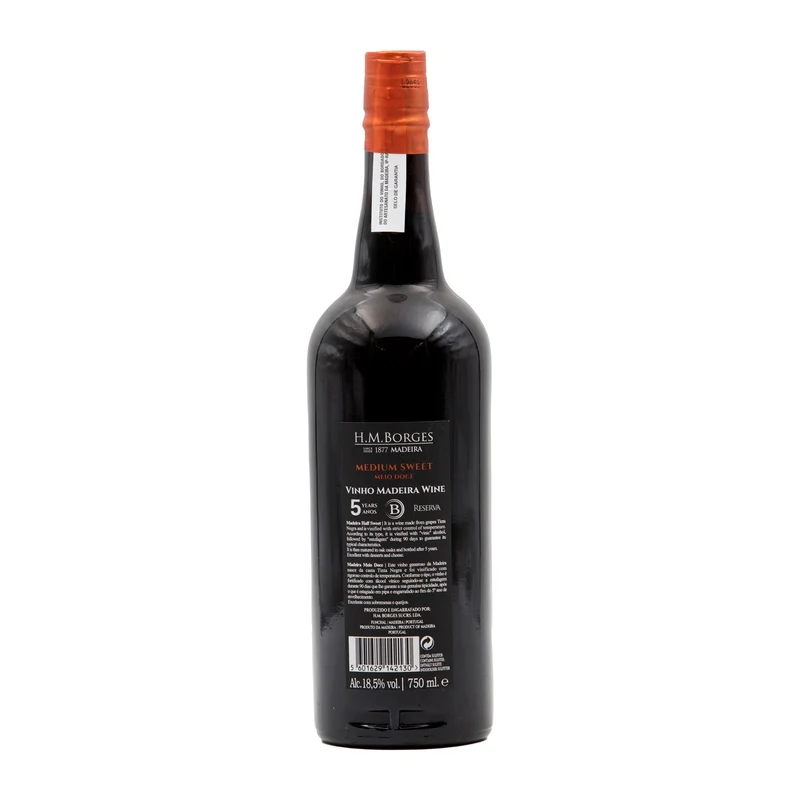H M Borges Reserva 5 Anos Meio Doce Madeira
