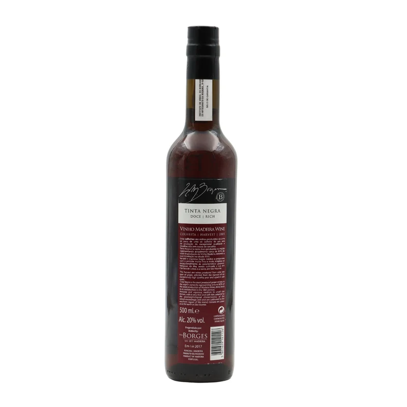 H M Borges Tinta Negra Colheita Madeira 2005