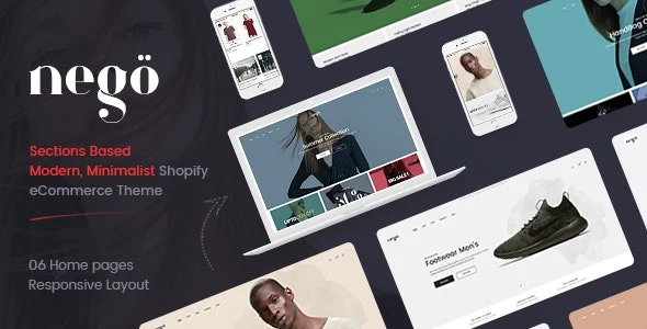 Nego - Minimalist Responsive Clothing, Kids, Bags, Cosmetics, Furniture, Fashion Shopify Theme