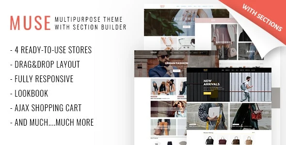 Muse - Multipurpose Shopify Theme with Section Builder & Lookbook