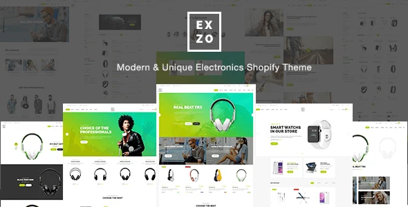 Modern Electronics eCommerce Shopify Theme - Exzo