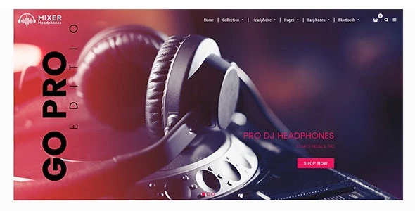 Mixer - Headphone & Audio Shopify Theme