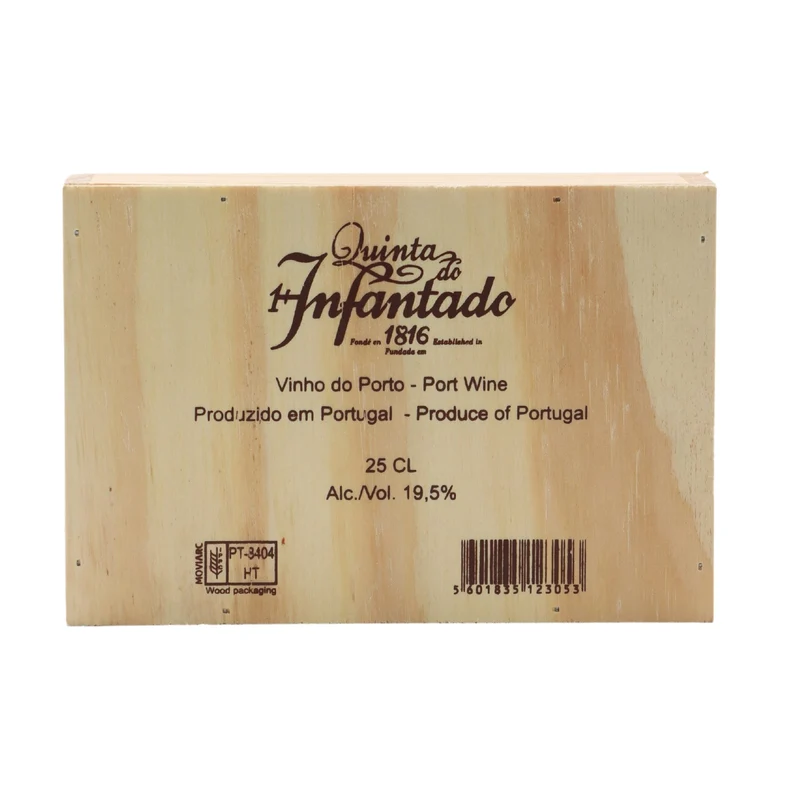 Quinta do Infantado 5 Porto wines in wooden box