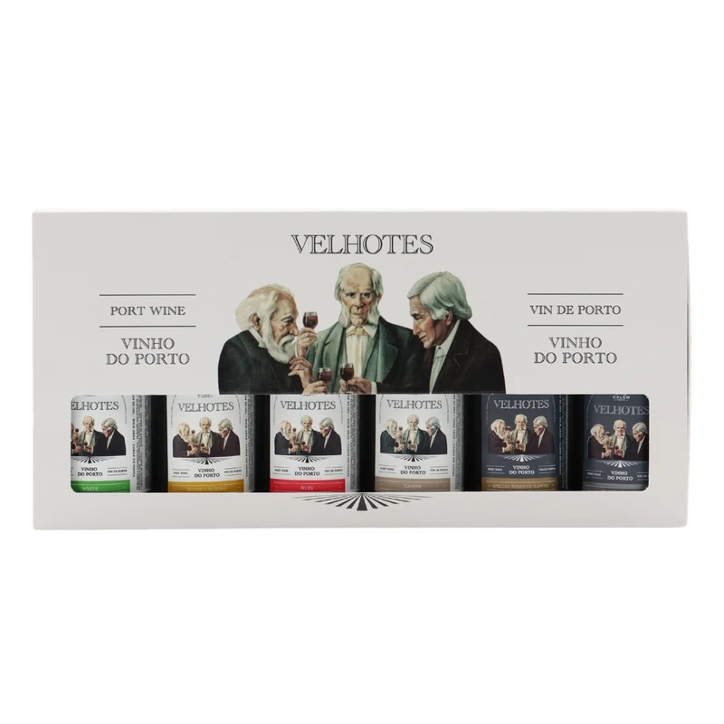 Velhotes 6 Vinhos do Porto em caixa de oferta