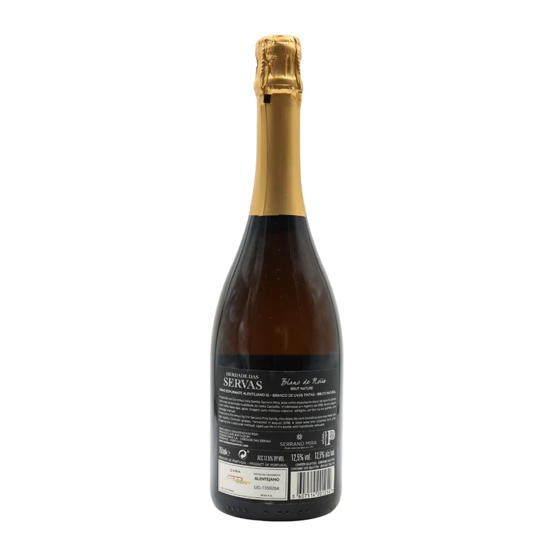 Herdade das Servas Blanc de Noirs Bruto Espumante 2018