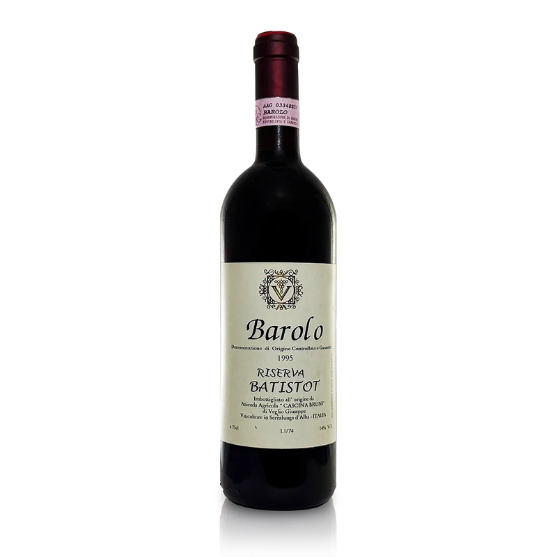 Barolo Riserva 'Batistot' 1995 - Rarität, Jahrhundertjahrgang Piemont