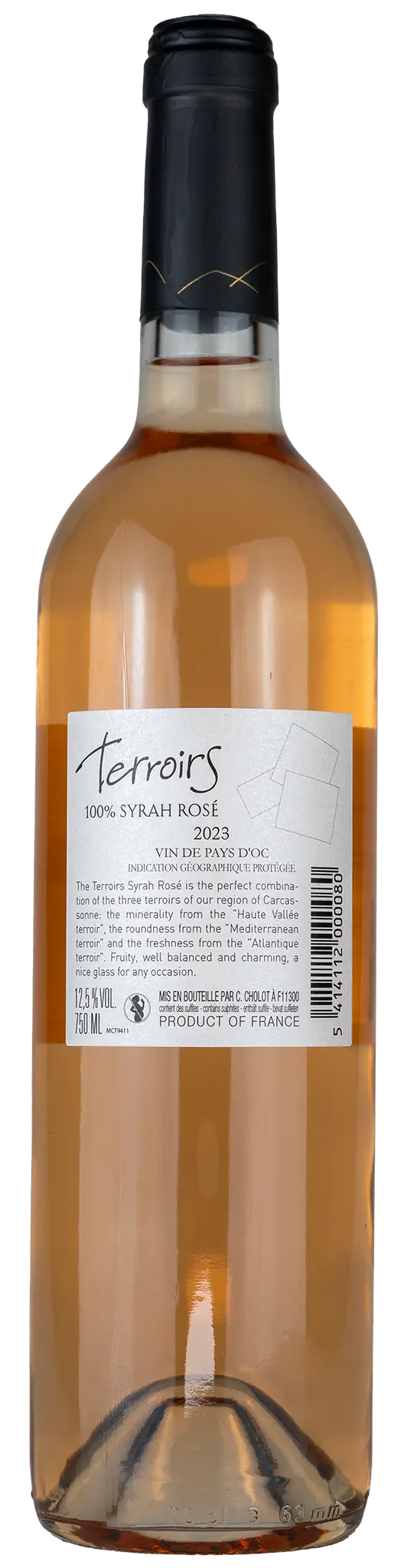 Terroirs 'Syrah' rosé 2023