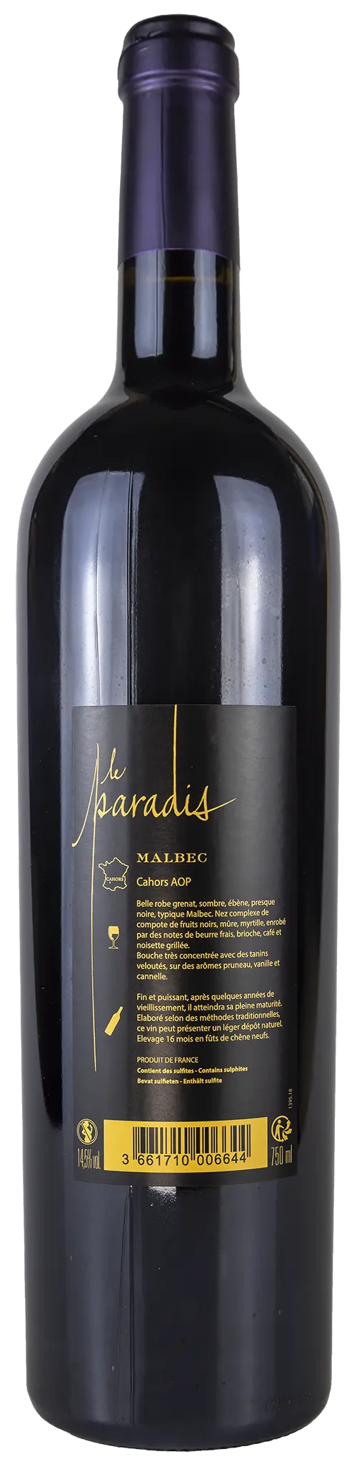Le Paradis Malbec 2018