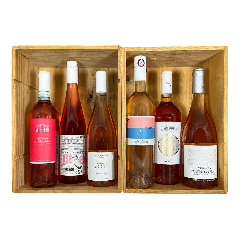 Rosé - vielfältig, fein & frisch ! Weinpaket frei Haus