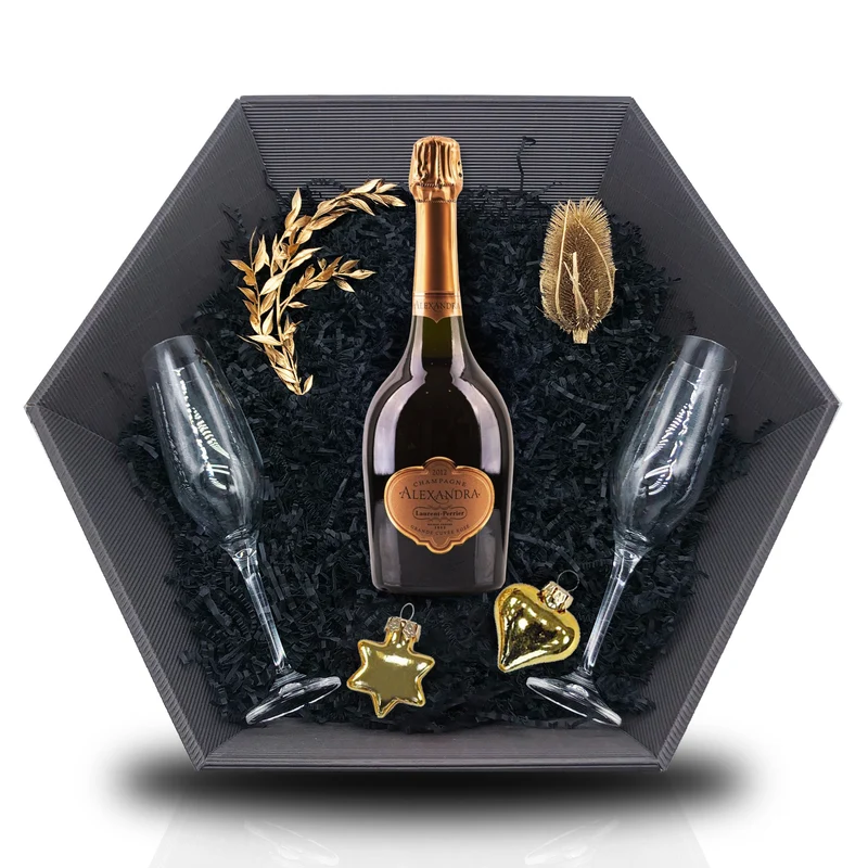 Champagne Alexandra Laurent-Perrier Grande Cuvée Rosé Brut 2012 0,75L 12% Vol Giftbasket