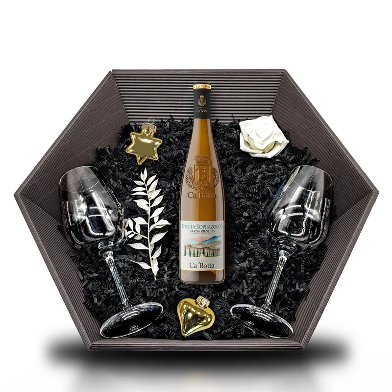 2018 Ca' Botta 'Tenuta Soprazocco' Garda Riesling - Italien 0,75L 14% Vol Giftbasket