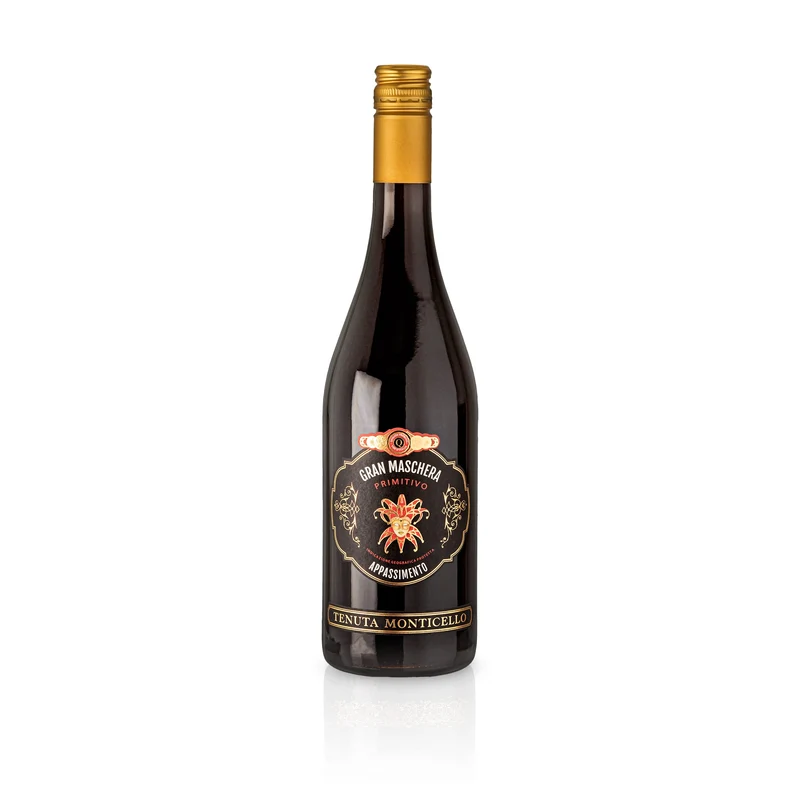 2018 Gran Maschera Passitivo - Paolo Leo Rotwein 0,75L 14,5% Giftbasket