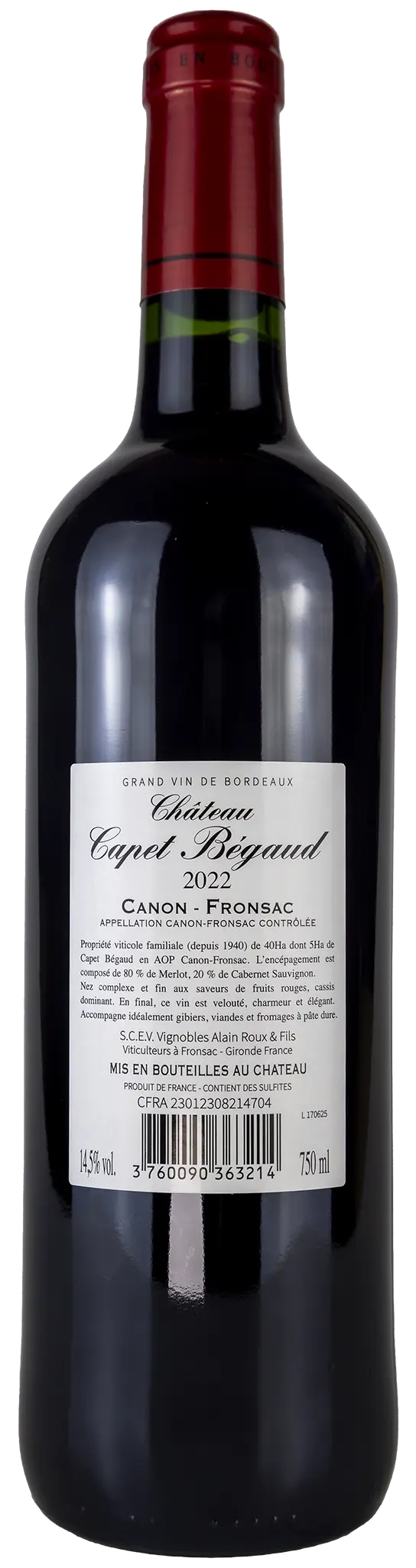 Château Capet Bégaud 2022