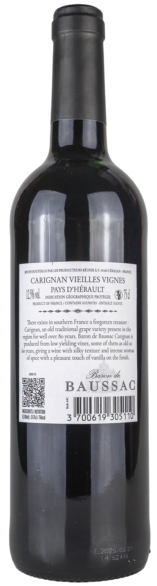 Baron de Baussac 2024 - rouge