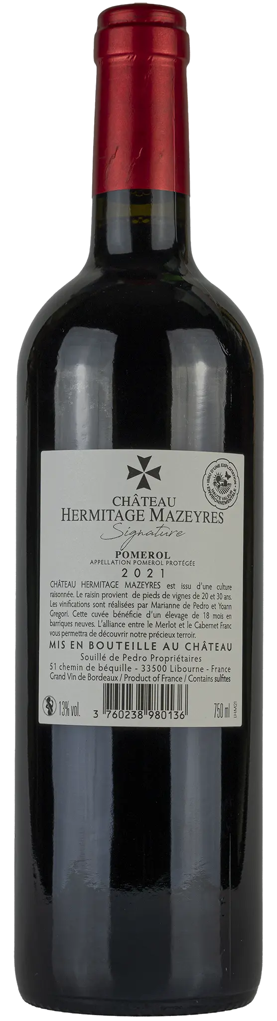 Château Hermitage Mazeyres 'Signature' 2021