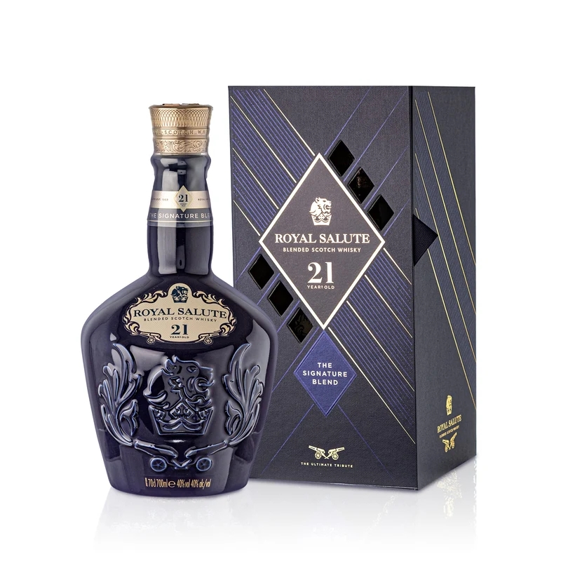 Chivas Royal Salute Blended Scotch Whisky 21 Year Old mit Geschenkverpackung