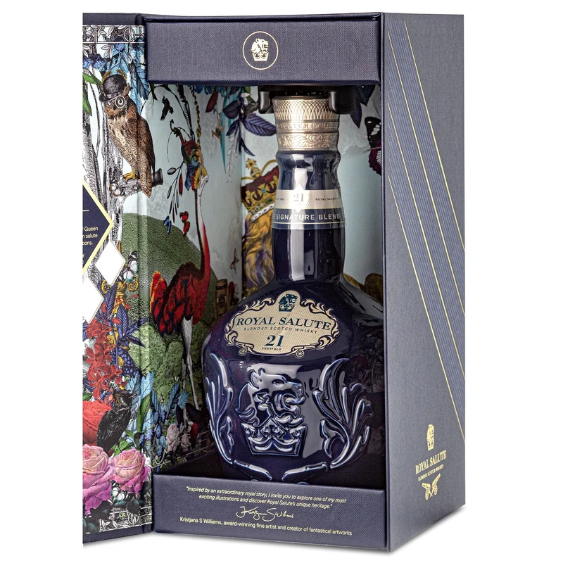 Chivas Royal Salute Blended Scotch Whisky 21 Year Old mit Geschenkverpackung
