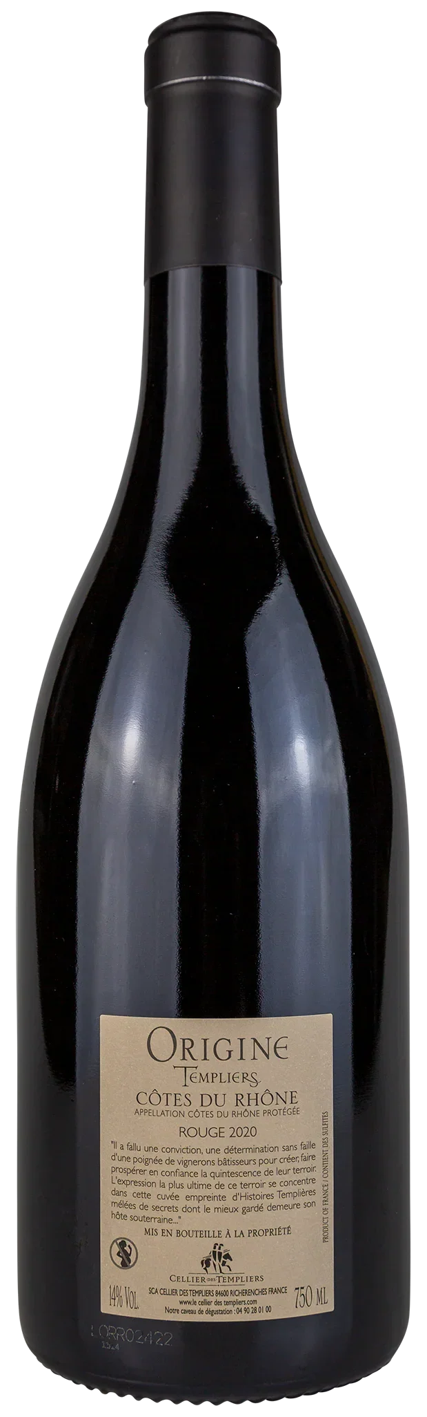 Origine Templiers -rouge- 2020
