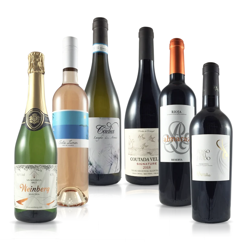 Weinpaket frei Haus - mit Profikorkenzieher gratis !