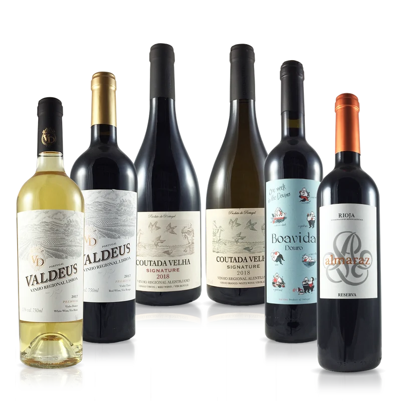 Portugal & Spanien, tiefer Genuss - mit Profikorkenzieher gratis ! Weinpaket frei Haus