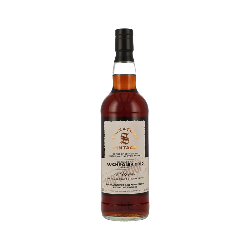 Auchroisk 2010 - 13 Jahre - Signatory Vintage Speyside Single Malt Scotch Whisky 100 Proof Edition #12rn