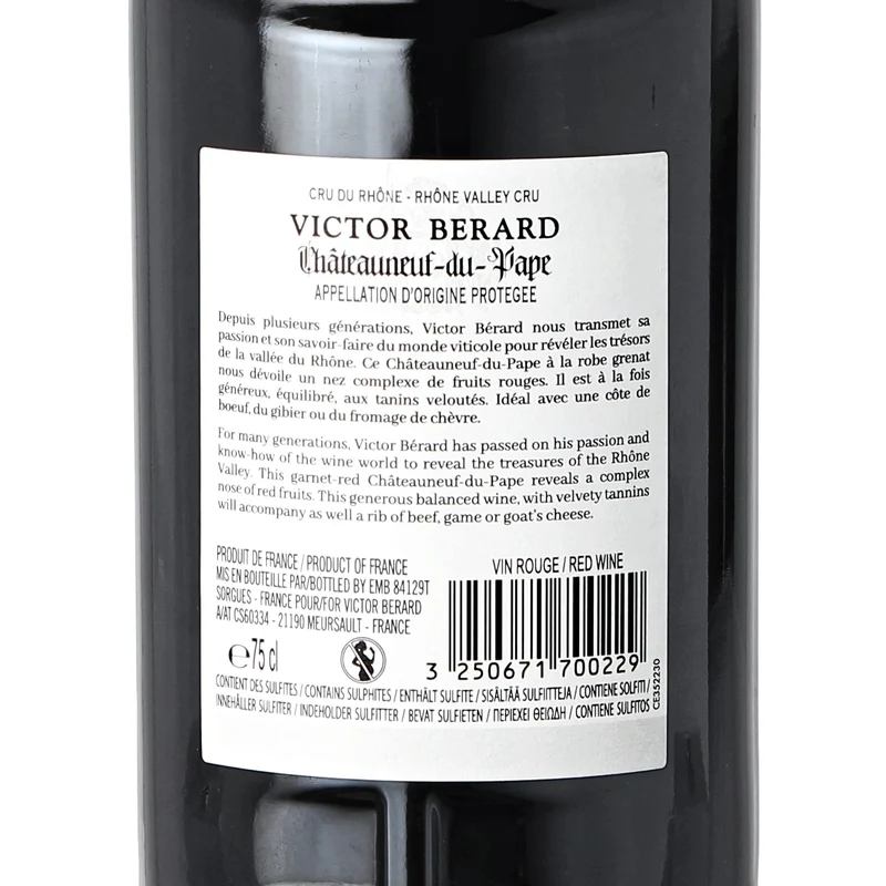 2022 Victor Berard Chateauneuf-du-Pape - Frankreich