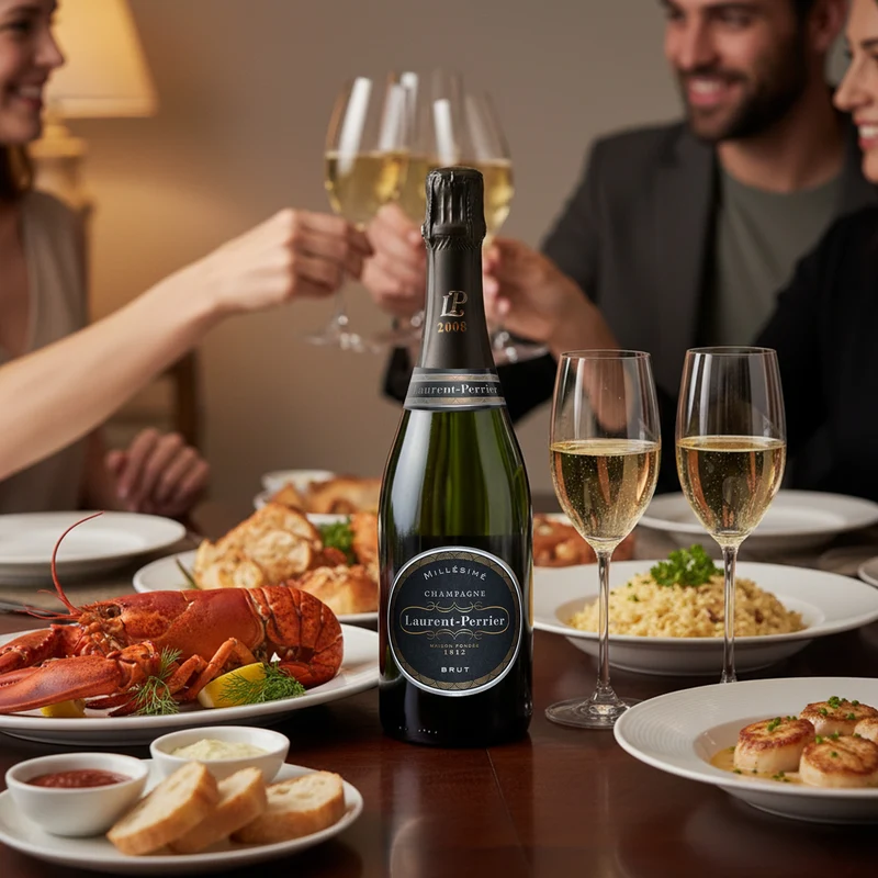 Champagne Laurent-Perrier Millésime 2008 Brut Magnum
