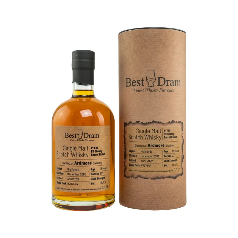 Ardmore 2008/2022 - 13 Jahre - First Fill PX Barrel #707544 - Best Dram