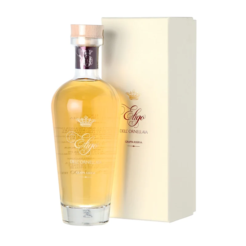 Ornellaia Grappa Eligo Riserva in Geschenkpackung