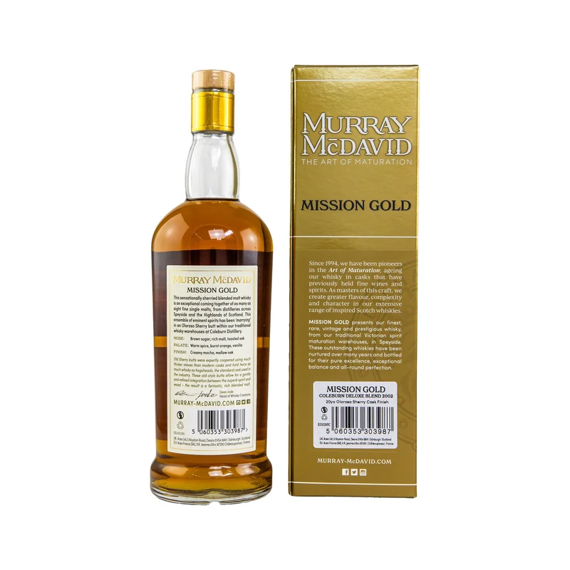 Coleburn Deluxe Blend 2002/2023 - 20 Jahre - Blended Malt Scotch Whisky - Murray McDavid