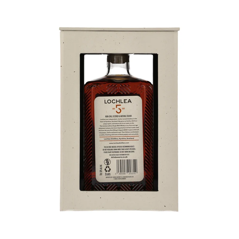 Lochlea Distillery 2018/2023 - 5 Jahre - Single Malt Scotch Whisky
