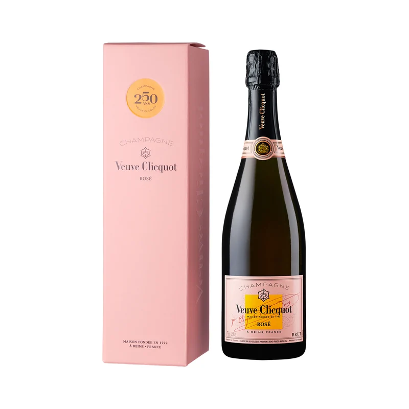 Champagne Veuve Clicquot Rosé Brut in Geschenkbox