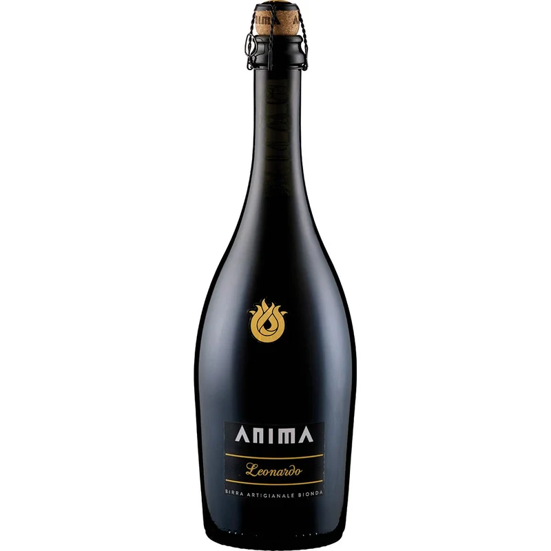 Leonardo - Helles Doppelmalzbier Birra AnimA Piemonte/Italien 0,75l