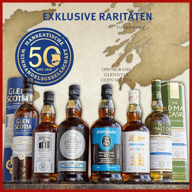 50 Jahre Hawe: Campbeltown & Isle of Mull – Einzigartige Single Cask Abfüllungen – Streng limitiert