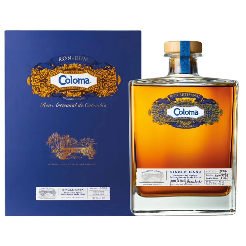 Coloma Rum Vintage 2006, 50,3% - Columbia Single Cask
