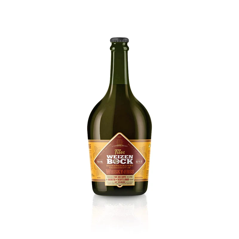 Tilos Weizen-Bock - Batch 2- Bier finished in einem North of Scotland 1973-Cask - 9,5%Vol - 0,75l