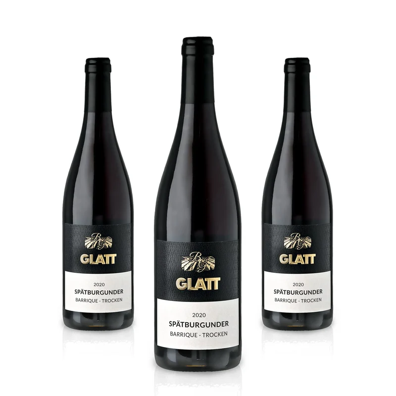 2020 Spätburgunder Barrique Rotwein trocken • GLATT • Qualitätswein vom Kaiserstuhl/Baden, Deutschland