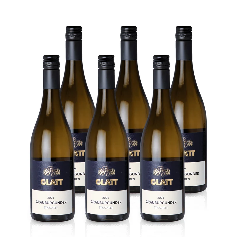 2021 Grauburgunder Weißwein trocken • GLATT • Qualitätswein vom Kaiserstuhl/Baden, Deutschland