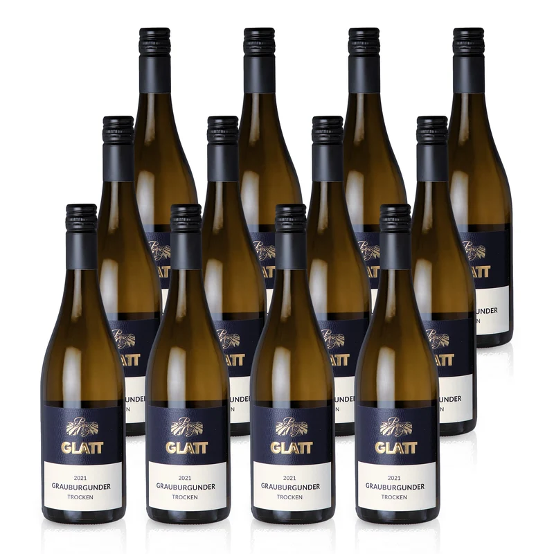 2021 Grauburgunder Weißwein trocken • GLATT • Qualitätswein vom Kaiserstuhl/Baden, Deutschland