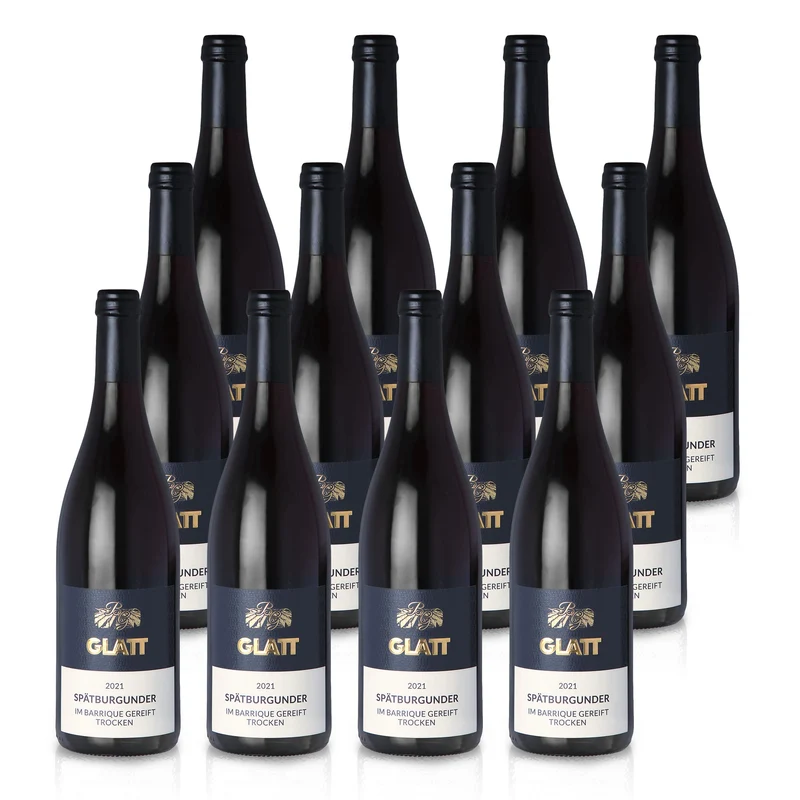2021 Spätburgunder Barrique Rotwein trocken • GLATT • Qualitätswein vom Kaiserstuhl/Baden, Deutschland