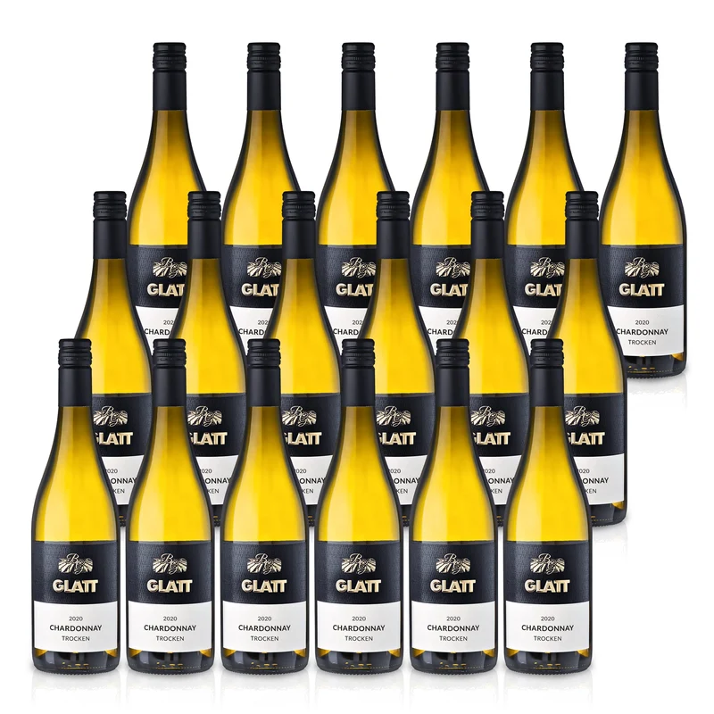 2020 Chardonnay Weißwein trocken • GLATT • Qualitätswein vom Kaiserstuhl/Baden, Deutschland