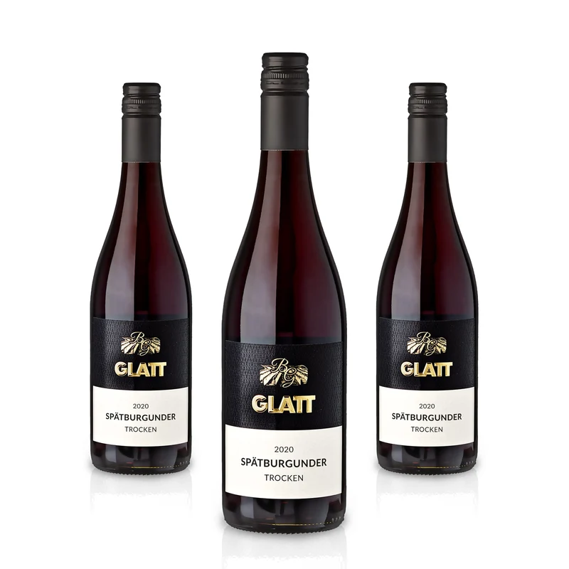 2020 Spätburgunder Rotwein trocken • GLATT • Qualitätswein vom Kaiserstuhl/Baden, Deutschland