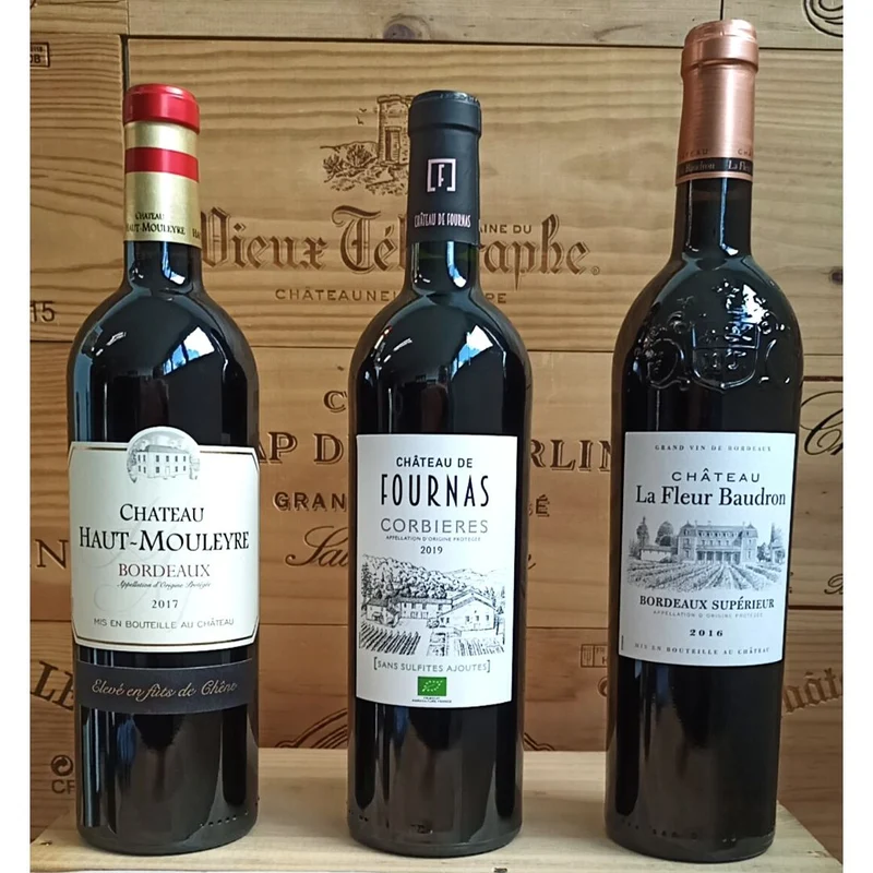 Feinste Weine - Weinselektion 6er Frankreich - Bordeaux / Pay DO'C Restposten #1