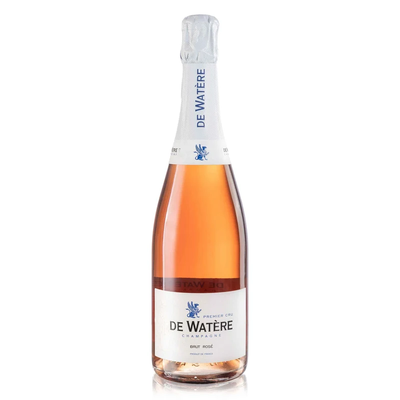Champagne de Watère Prestige Brut Rosé in Geschenkpackung