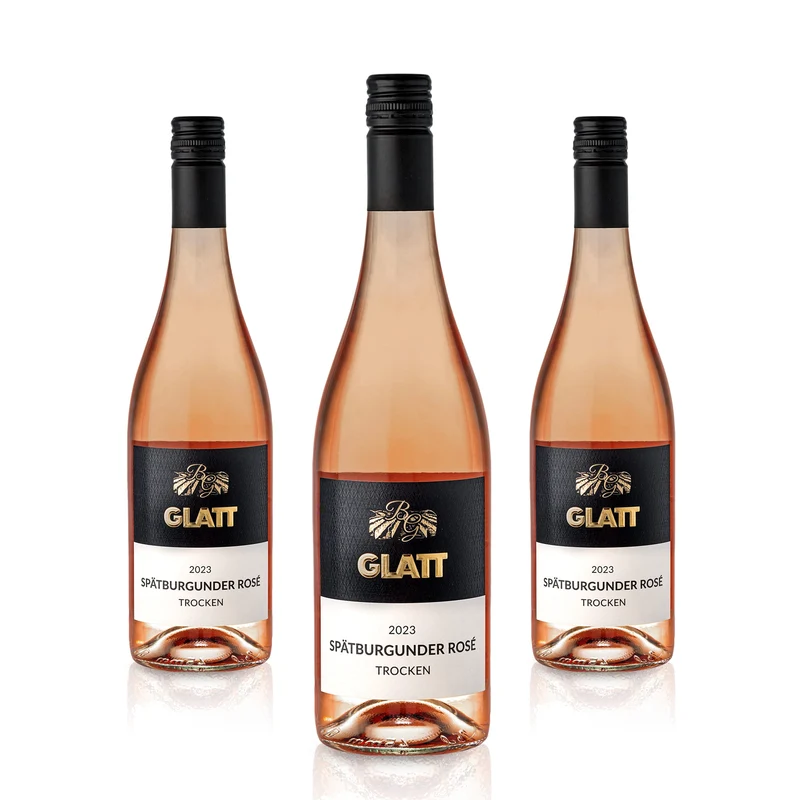 2023 Spätburgunder Roséwein trocken • GLATT • Qualitätswein vom Kaiserstuhl/Baden, Deutschland