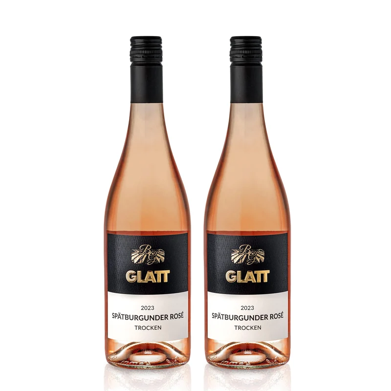 2023 Spätburgunder Roséwein trocken • GLATT • Qualitätswein vom Kaiserstuhl/Baden, Deutschland