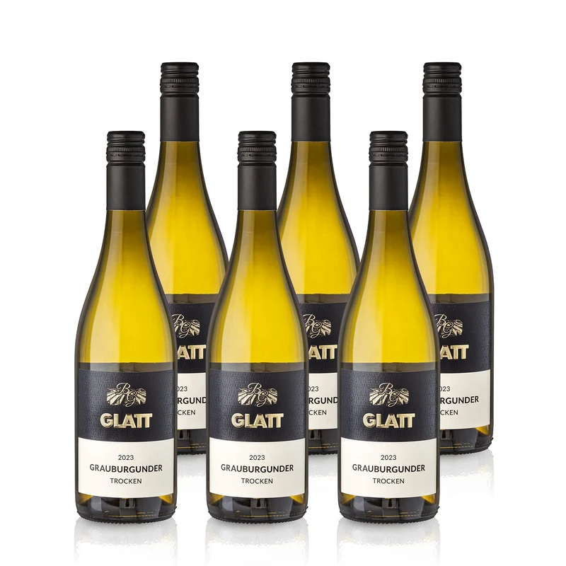 2023 Grauburgunder Weißwein trocken • GLATT • Qualitätswein vom Kaiserstuhl/Baden, Deutschland